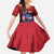 Ayiti-Cheri Independence Day Family Matching Off The Shoulder Long Sleeve Dress and Hawaiian Shirt Land of High Mountains - Wonder Print Shop