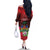 Ayiti-Cheri Independence Day Family Matching Off The Shoulder Long Sleeve Dress and Hawaiian Shirt Land of High Mountains - Wonder Print Shop