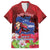 Ayiti-Cheri Independence Day Family Matching Short Sleeve Bodycon Dress and Hawaiian Shirt Land of High Mountains - Wonder Print Shop