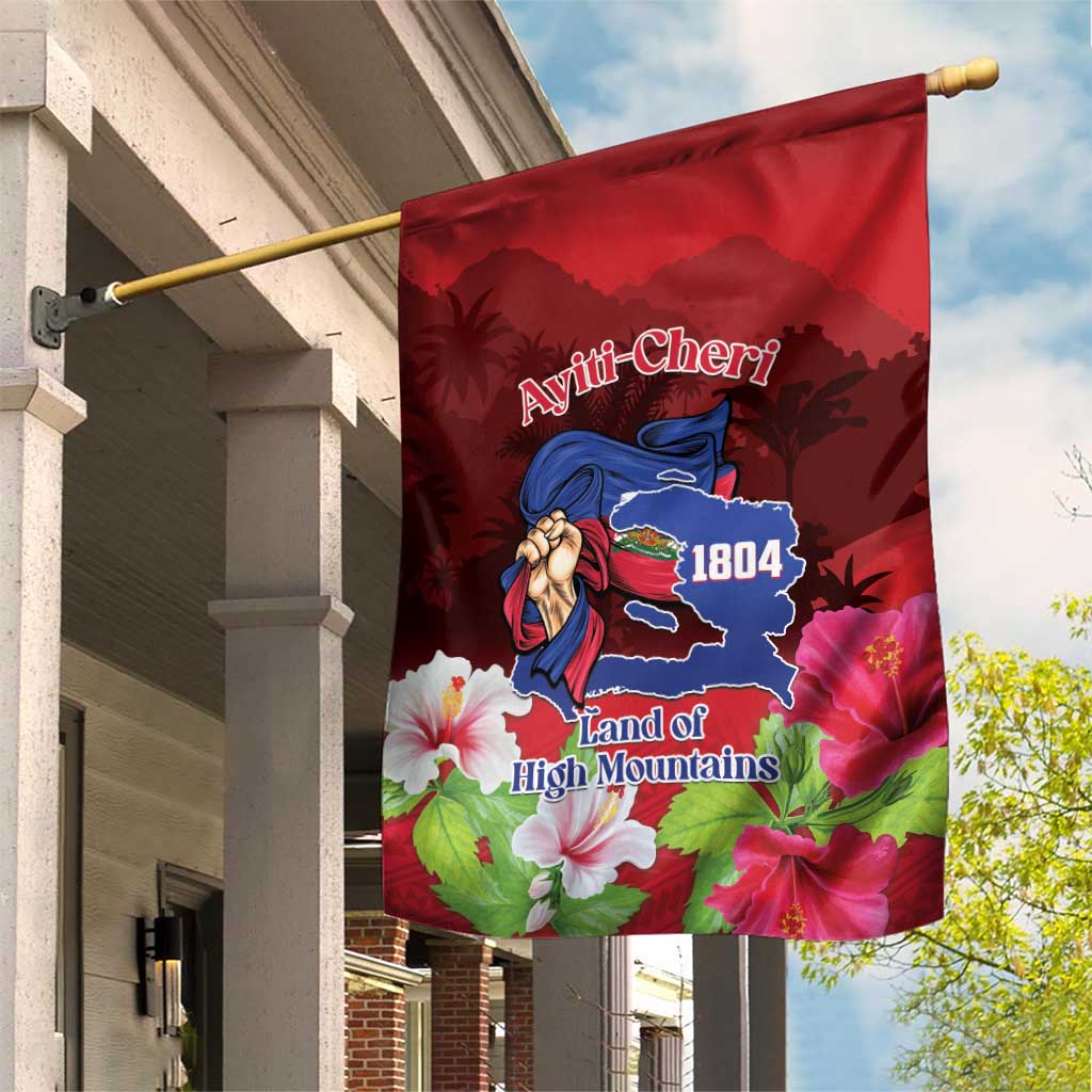 Ayiti-Cheri Independence Day Garden Flag Land of High Mountains - Wonder Print Shop