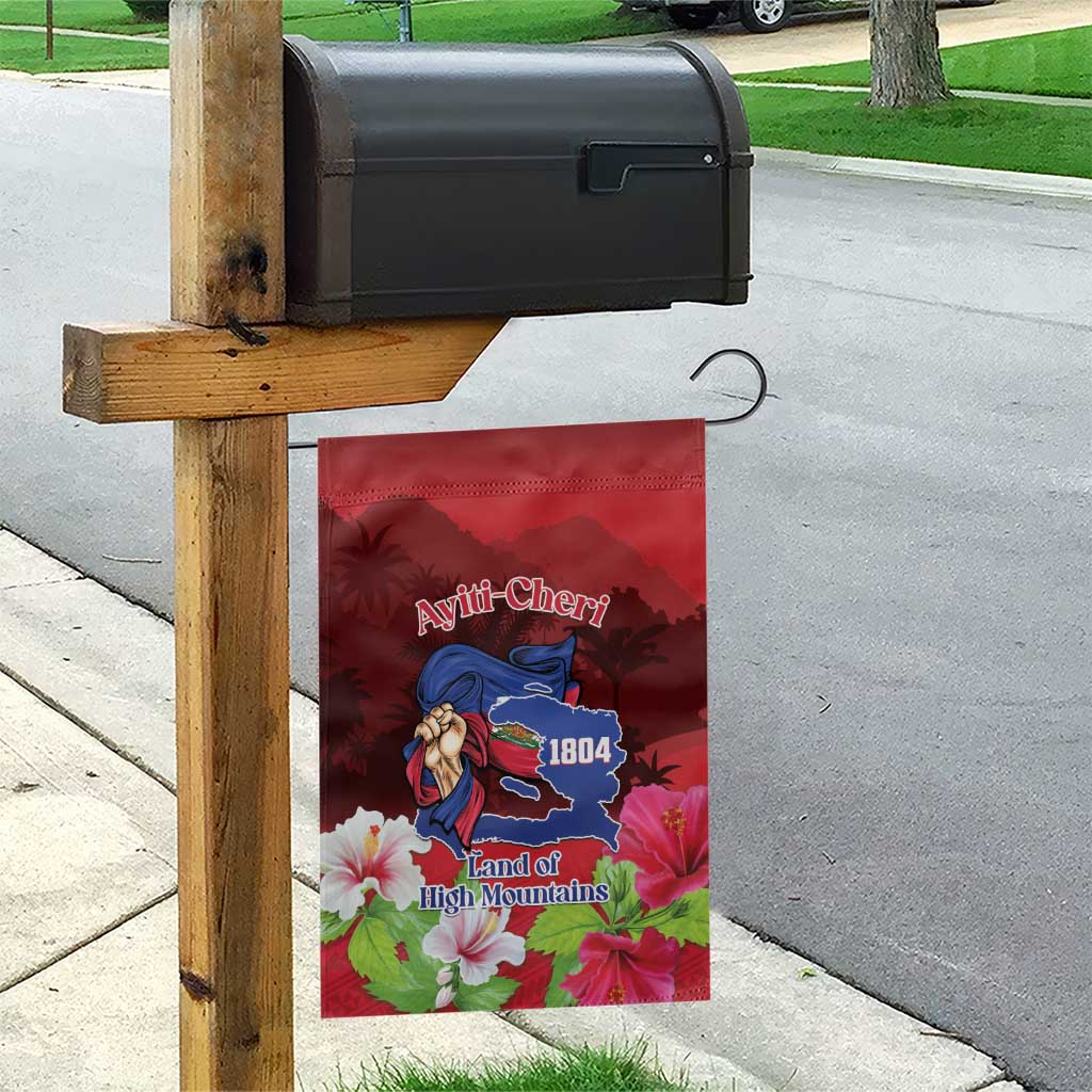 Ayiti-Cheri Independence Day Garden Flag Land of High Mountains - Wonder Print Shop