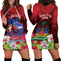 Ayiti-Cheri Independence Day Hoodie Dress Land of High Mountains - Wonder Print Shop