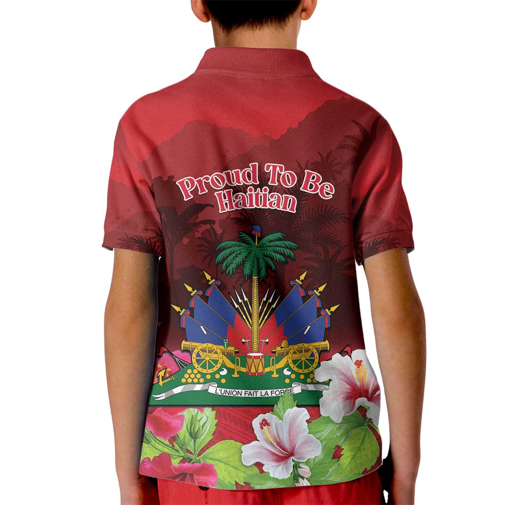 Ayiti-Cheri Independence Day Kid Polo Shirt Land of High Mountains - Wonder Print Shop