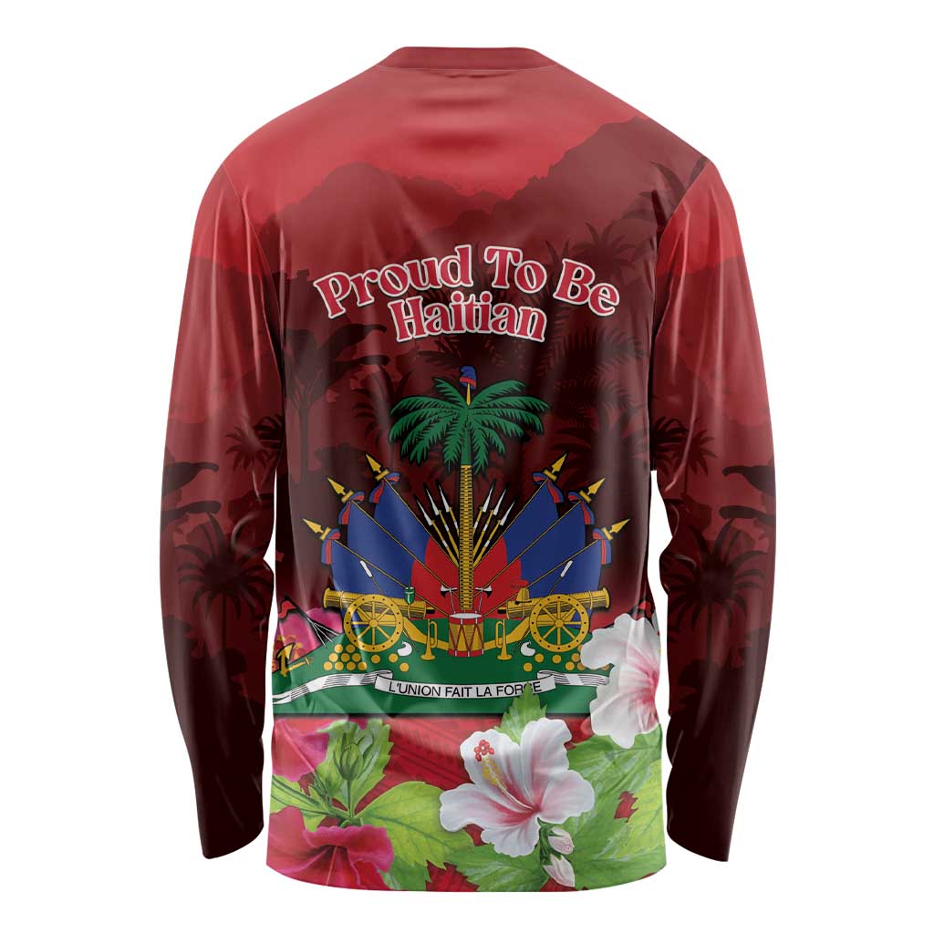 Ayiti-Cheri Independence Day Long Sleeve Shirt Land of High Mountains - Wonder Print Shop