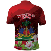 Ayiti-Cheri Independence Day Polo Shirt Land of High Mountains - Wonder Print Shop