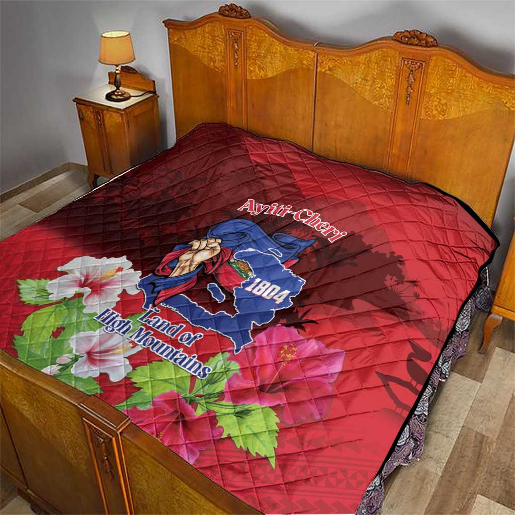 Ayiti-Cheri Independence Day Quilt Land of High Mountains - Wonder Print Shop