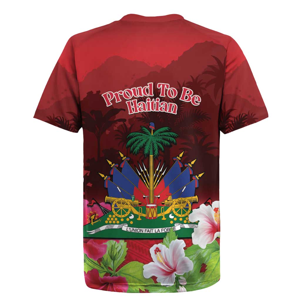 Ayiti-Cheri Independence Day Rugby Jersey Land of High Mountains - Wonder Print Shop