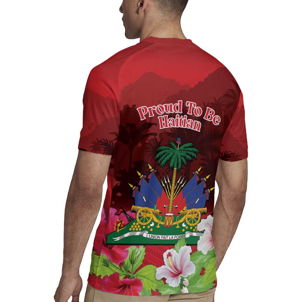 Ayiti-Cheri Independence Day Rugby Jersey Land of High Mountains - Wonder Print Shop