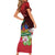 Ayiti-Cheri Independence Day Short Sleeve Bodycon Dress Land of High Mountains - Wonder Print Shop