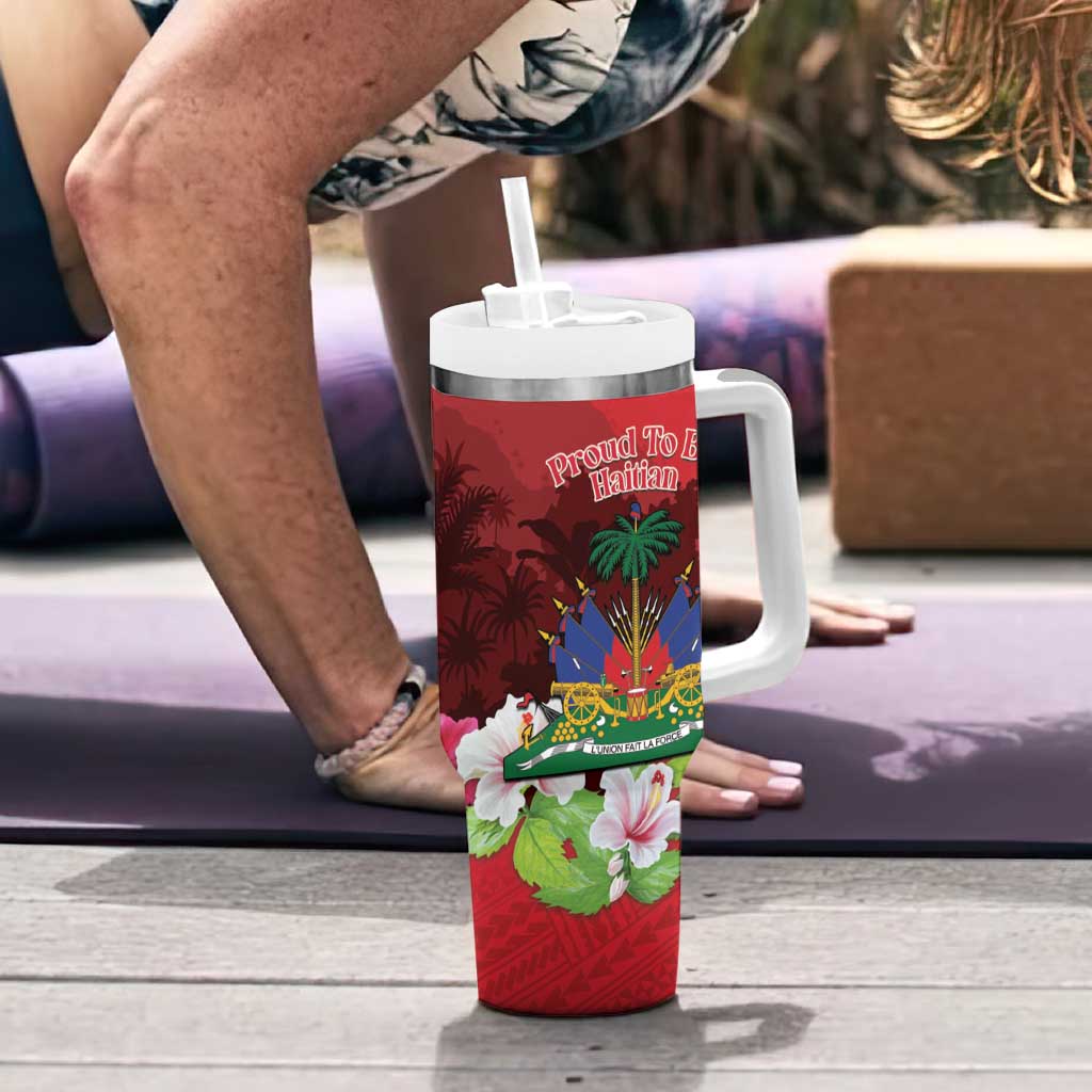 Ayiti-Cheri Independence Day Tumbler With Handle Land of High Mountains - Wonder Print Shop