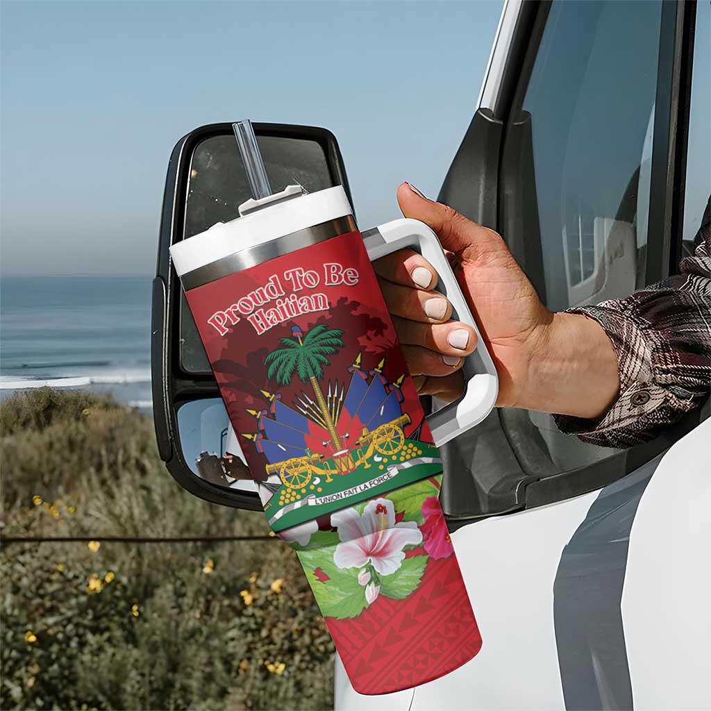 Ayiti-Cheri Independence Day Tumbler With Handle Land of High Mountains - Wonder Print Shop