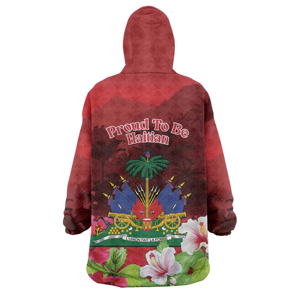 Ayiti-Cheri Independence Day Wearable Blanket Hoodie Land of High Mountains - Wonder Print Shop