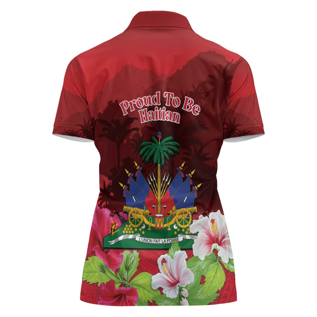 Ayiti-Cheri Independence Day Women Polo Shirt Land of High Mountains - Wonder Print Shop