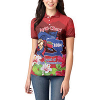 Ayiti-Cheri Independence Day Women Polo Shirt Land of High Mountains - Wonder Print Shop