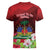 Ayiti-Cheri Independence Day Women V-Neck T-Shirt Land of High Mountains - Wonder Print Shop