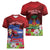 Ayiti-Cheri Independence Day Women V-Neck T-Shirt Land of High Mountains - Wonder Print Shop