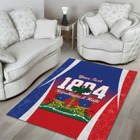 Personalized Haiti 1804 Area Rug Happy Ayiti Independence Day LT14