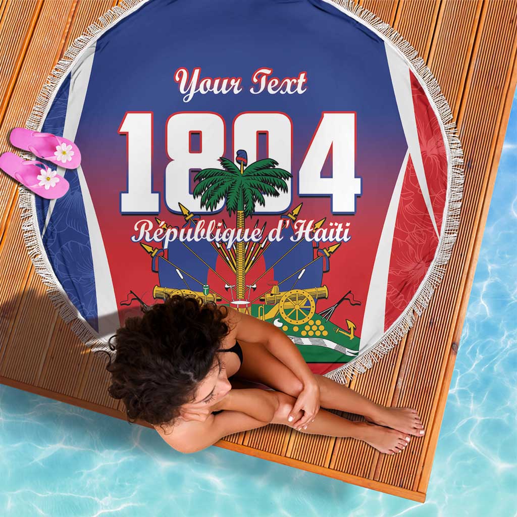 Personalized Haiti 1804 Beach Blanket Happy Ayiti Independence Day LT14