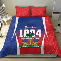 Personalized Haiti 1804 Bedding Set Happy Ayiti Independence Day LT14
