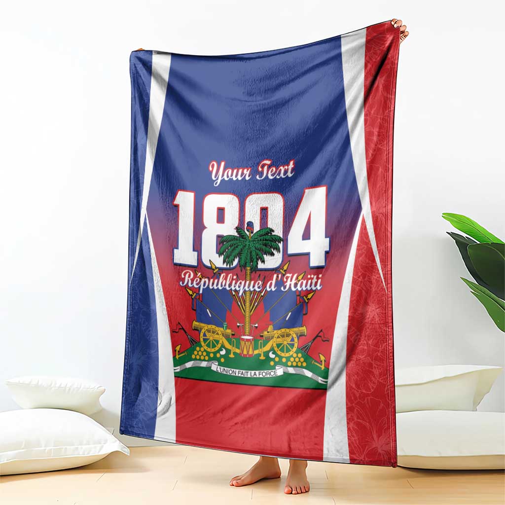 Personalized Haiti 1804 Blanket Happy Ayiti Independence Day LT14