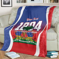 Personalized Haiti 1804 Blanket Happy Ayiti Independence Day LT14