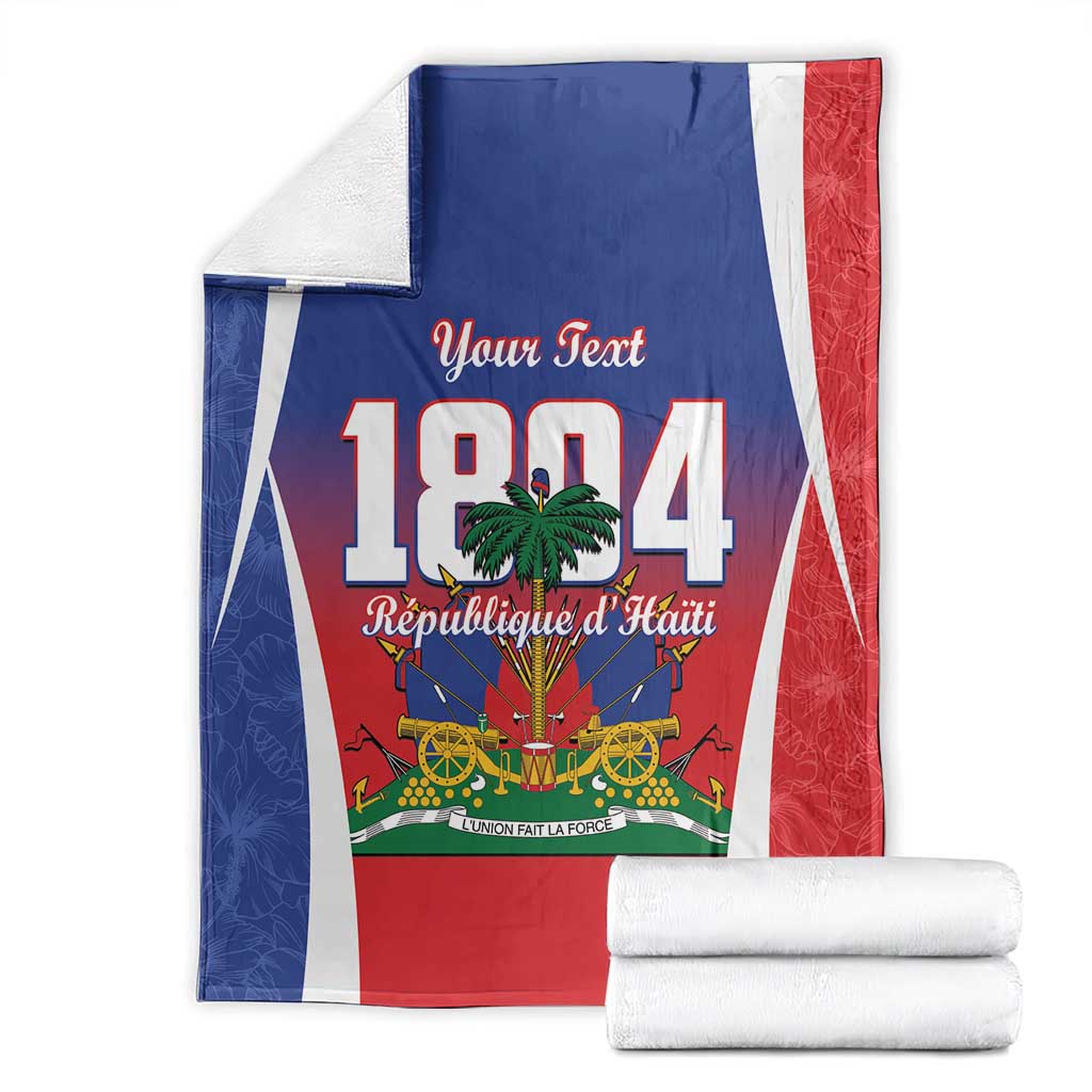Personalized Haiti 1804 Blanket Happy Ayiti Independence Day LT14