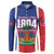 Personalized Haiti 1804 Button Sweatshirt Happy 221st Independence Anniversary - Wonder Print Shop