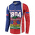 Personalized Haiti 1804 Button Sweatshirt Happy 221st Independence Anniversary - Wonder Print Shop