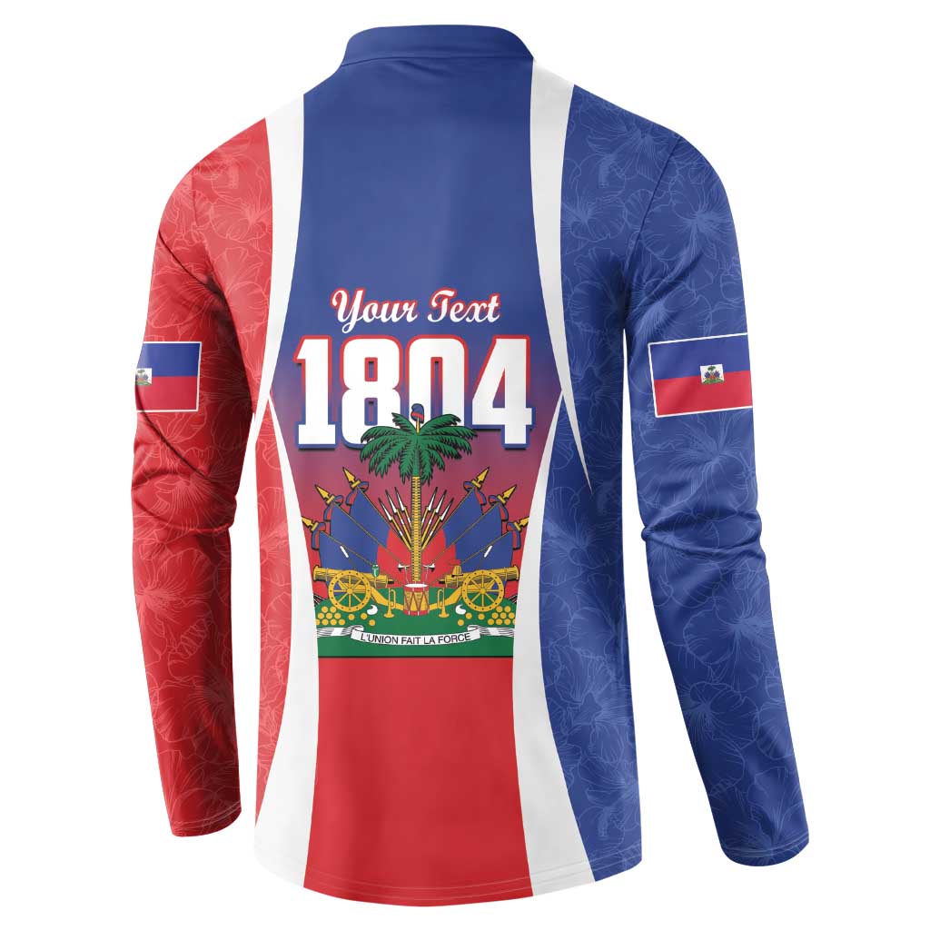 Personalized Haiti 1804 Button Sweatshirt Happy Ayiti Independence Day LT14