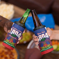 Personalized Haiti 1804 4 in 1 Can Cooler Tumbler Happy Ayiti Independence Day LT14