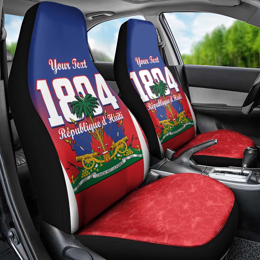 Personalized Haiti 1804 Car Seat Cover Happy Ayiti Independence Day LT14