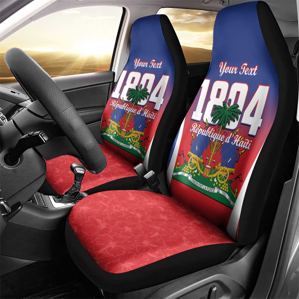 Personalized Haiti 1804 Car Seat Cover Happy Ayiti Independence Day LT14