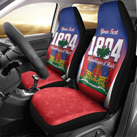 Personalized Haiti 1804 Car Seat Cover Happy Ayiti Independence Day LT14