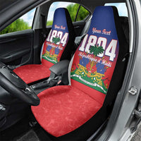 Personalized Haiti 1804 Car Seat Cover Happy Ayiti Independence Day LT14