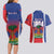 Personalized Haiti 1804 Couples Matching Long Sleeve Bodycon Dress and Hawaiian Shirt Happy 221st Independence Anniversary - Wonder Print Shop