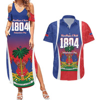 Personalized Haiti 1804 Couples Matching Summer Maxi Dress and Hawaiian Shirt Happy Ayiti Independence Day LT14