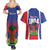 Personalized Haiti 1804 Couples Matching Summer Maxi Dress and Hawaiian Shirt Happy 221st Independence Anniversary - Wonder Print Shop