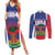 Personalized Haiti 1804 Couples Matching Summer Maxi Dress and Long Sleeve Button Shirt Happy 221st Independence Anniversary - Wonder Print Shop