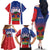 Personalized Haiti 1804 Family Matching Off The Shoulder Long Sleeve Dress and Hawaiian Shirt Happy 221st Independence Anniversary - Wonder Print Shop