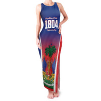 Personalized Haiti 1804 Family Matching Tank Maxi Dress and Hawaiian Shirt Happy Ayiti Independence Day LT14