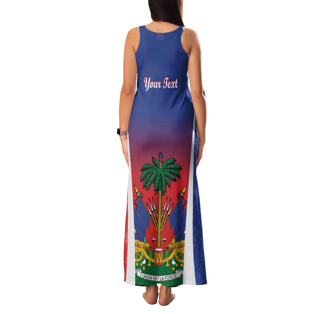 Personalized Haiti 1804 Family Matching Tank Maxi Dress and Hawaiian Shirt Happy Ayiti Independence Day LT14