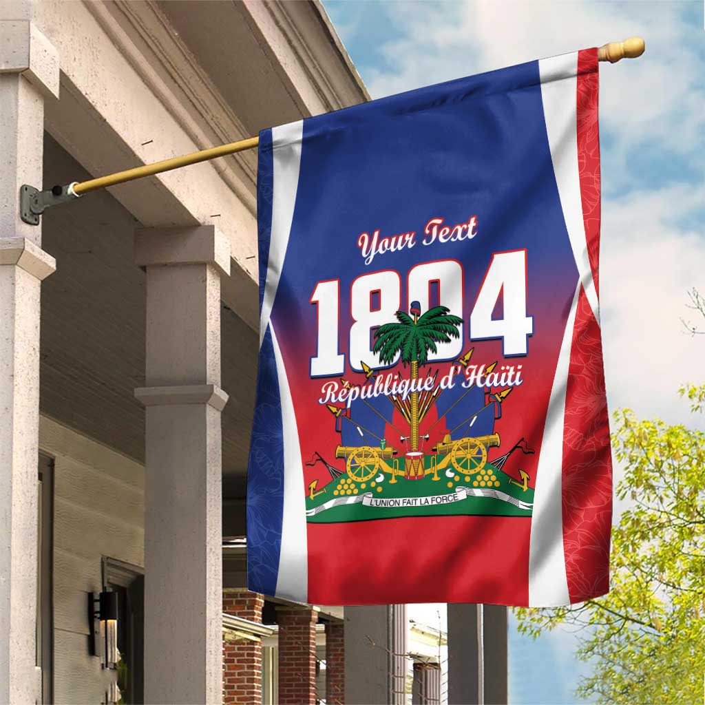 Personalized Haiti 1804 Garden Flag Happy 221st Independence Anniversary - Wonder Print Shop