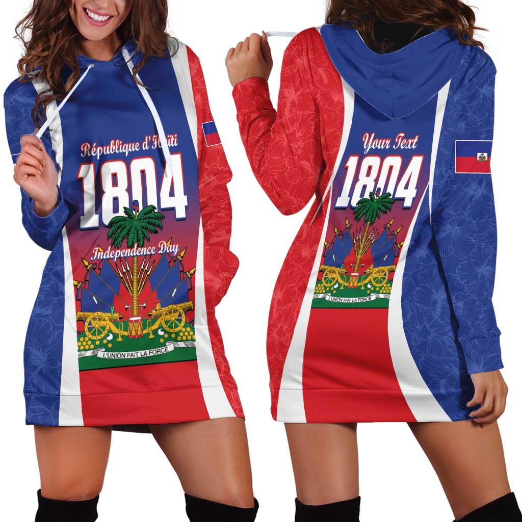Personalized Haiti 1804 Hoodie Dress Happy Ayiti Independence Day LT14