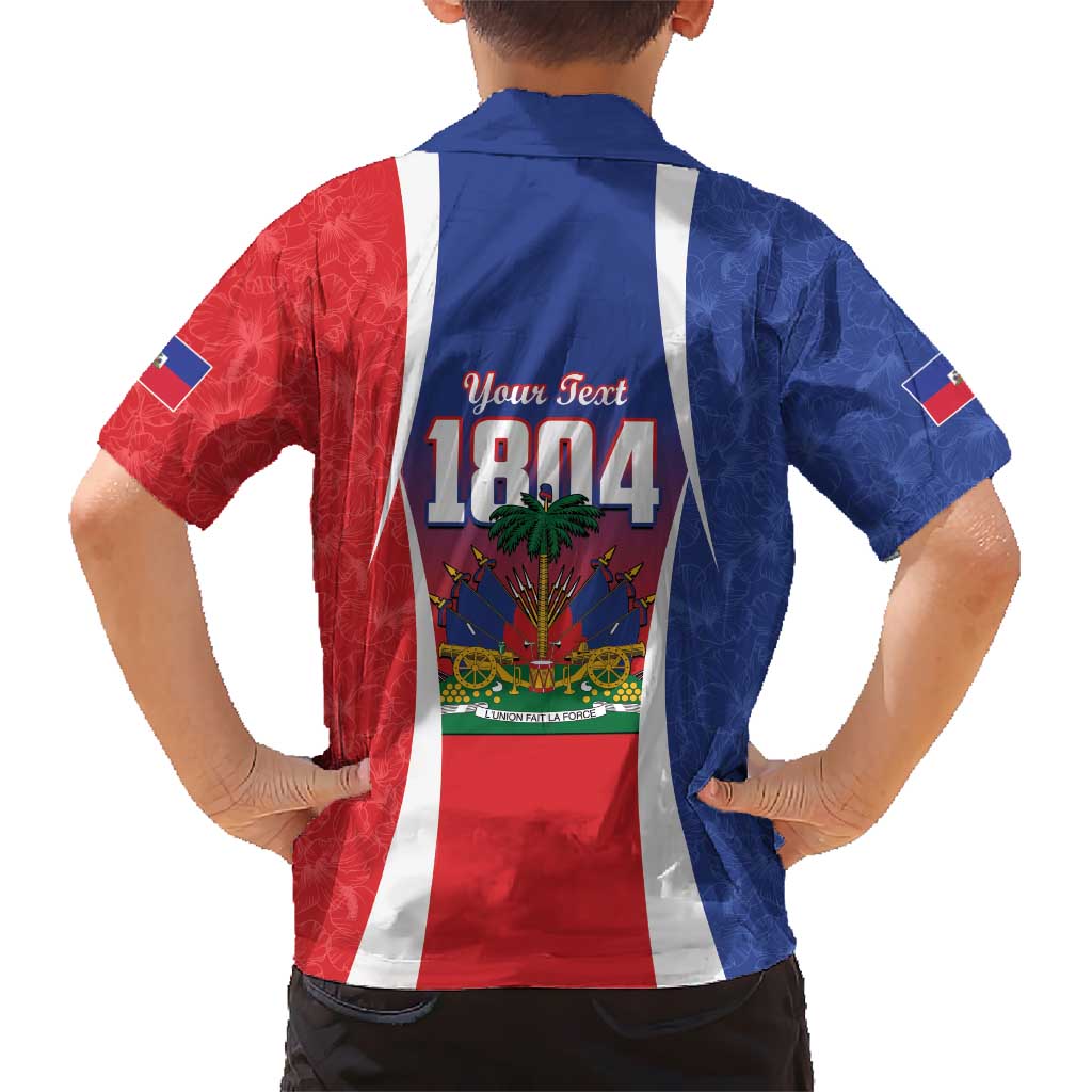 Personalized Haiti 1804 Kid Hawaiian Shirt Happy Ayiti Independence Day LT14