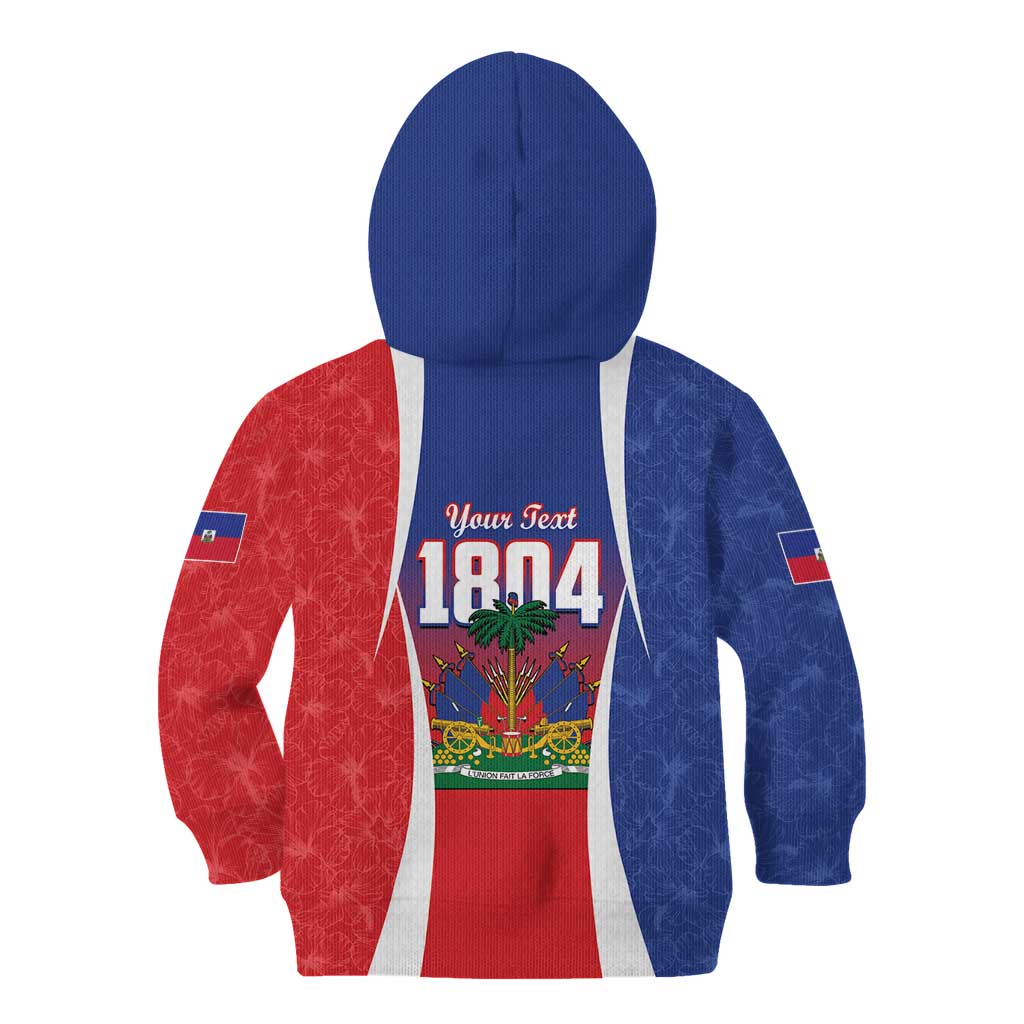 Personalized Haiti 1804 Kid Hoodie Happy Ayiti Independence Day LT14