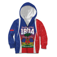 Personalized Haiti 1804 Kid Hoodie Happy Ayiti Independence Day LT14