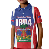 Personalized Haiti 1804 Kid Polo Shirt Happy Ayiti Independence Day LT14