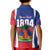 Personalized Haiti 1804 Kid Polo Shirt Happy 221st Independence Anniversary - Wonder Print Shop