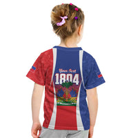 Personalized Haiti 1804 Kid T Shirt Happy Ayiti Independence Day LT14