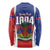 Personalized Haiti 1804 Long Sleeve Shirt Happy 221st Independence Anniversary - Wonder Print Shop
